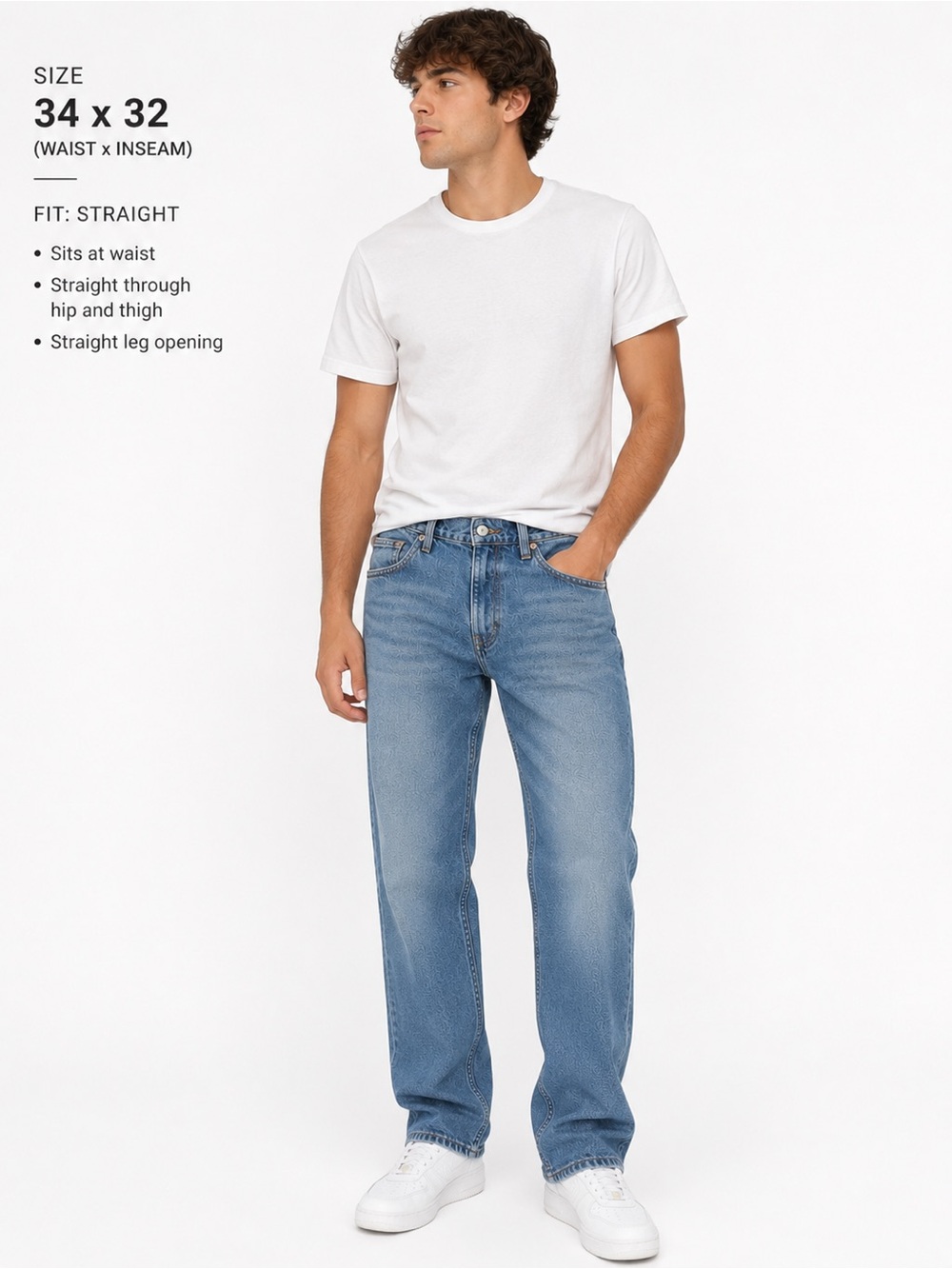 Levi’s 514 Straight Fit Jeans – Men’s Size 34x32